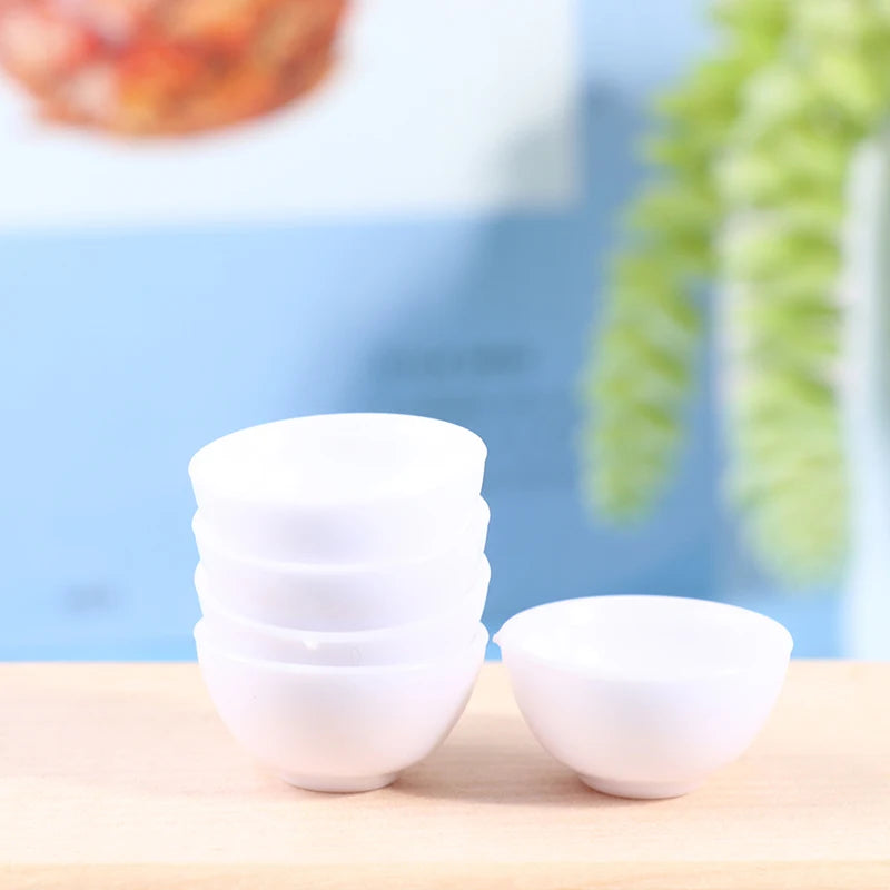 1:12 Dollhouse Miniature Round Bowls - Set of 5