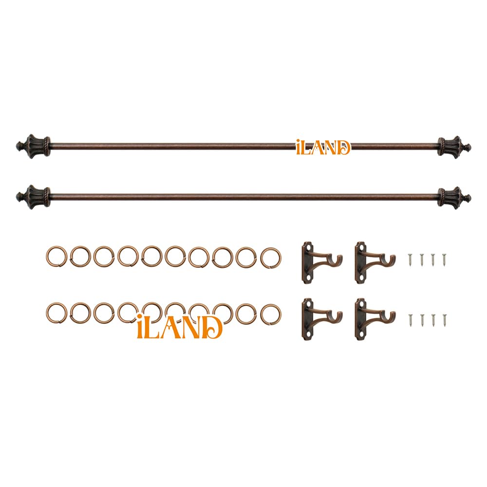 Dollhouse Curtain Rods 1:12 Scale in Luxury White