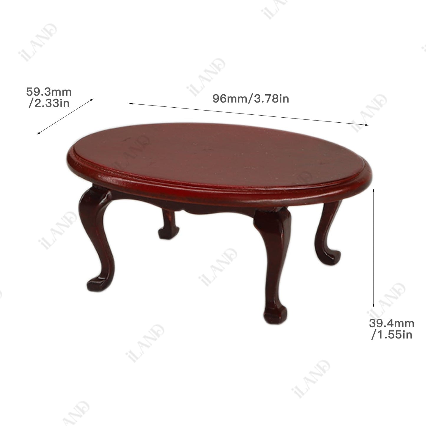 Victorian Dollhouse Miniature Furniture Set, 8 Pieces