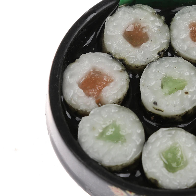 Dollhouse Miniature Sushi Rice Set for Decor