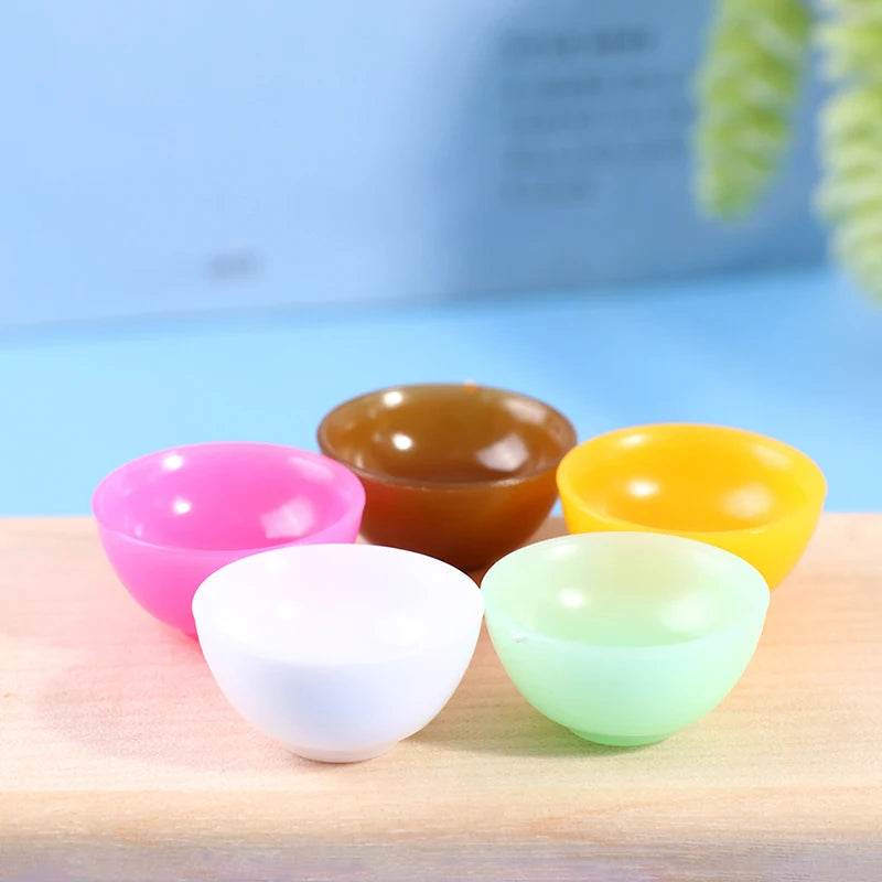 Miniature Dollhouse Round Bowl Set 🥣 image