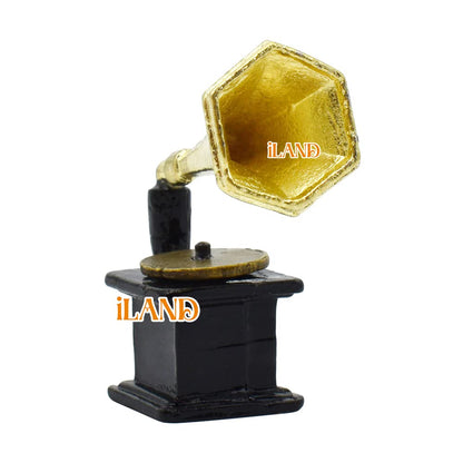 iLAND Miniature Dollhouse Accessories for Dollhouse Furniture, Mini Porcelain Vases and Decorative Plates w/a Desk Clock (Elegant Rose 11pcs) image