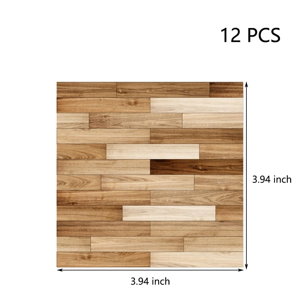 Miniature Dollhouse Self-Adhesive Wallpaper and Flooring