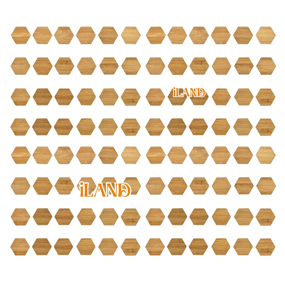 Dollhouse Bamboo Floorboards 1:12 Scale, 96 Pieces