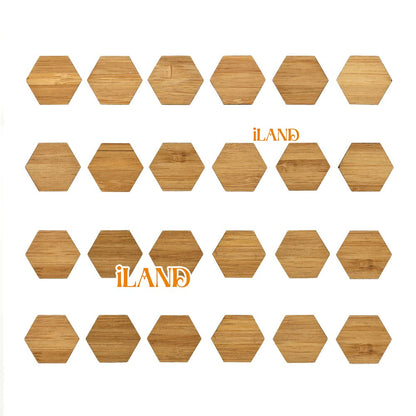 Dollhouse Bamboo Floorboards 1:12 Scale, 96 Pieces