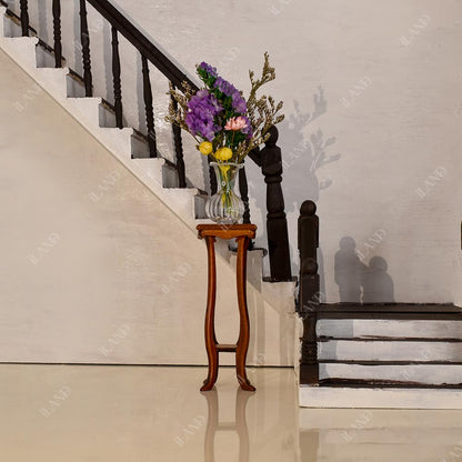 iLAND Miniature Dollhouse Accessories for Dollhouse Furniture, Glass Vases w/Dried Flowers Set (Pretty 5pcs) image