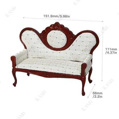 Victorian Dollhouse Miniature Furniture Set, 8 Pieces