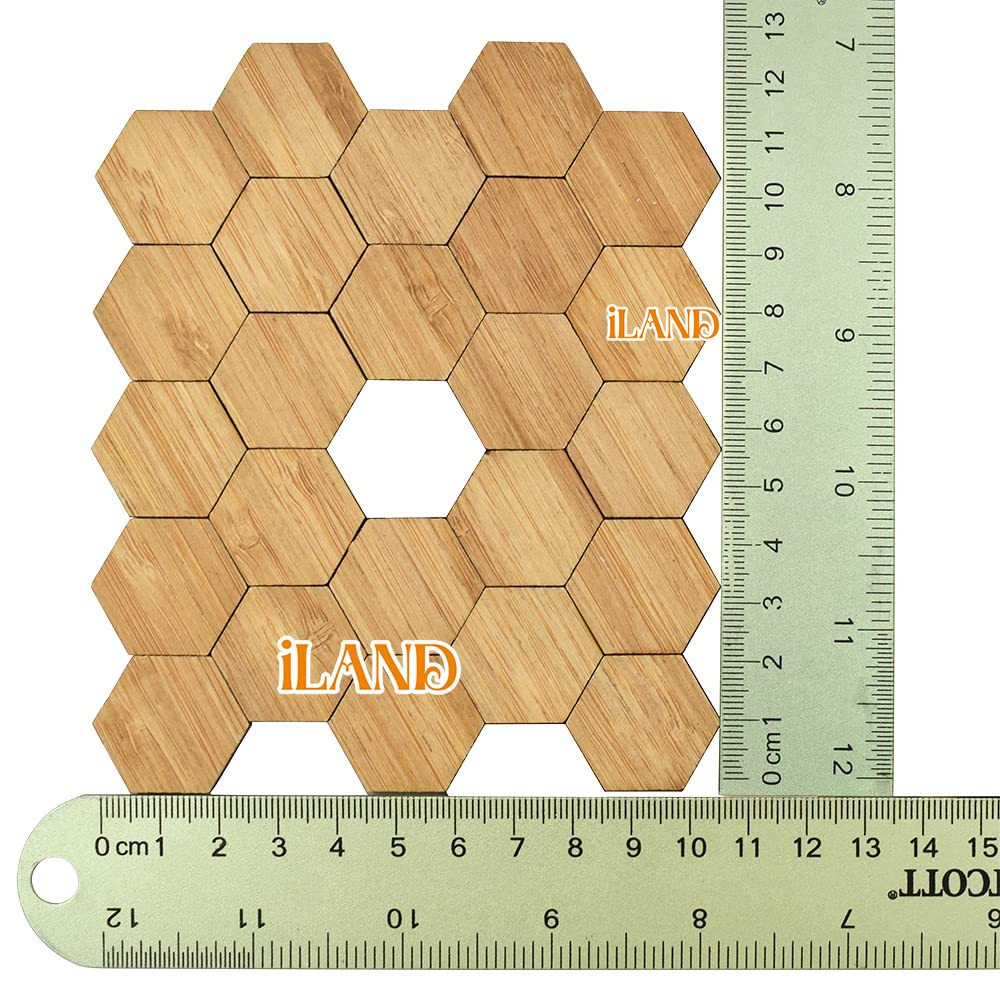 Dollhouse Bamboo Floorboards 1:12 Scale, 96 Pieces
