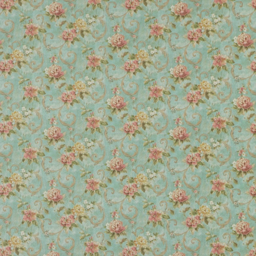 iLAND Originality Dollhouse Wallpaper 39 * 15.7 inch, Dollhouse Accessories on 1:12 Scale or 1:6 Scale (Early Summer) image