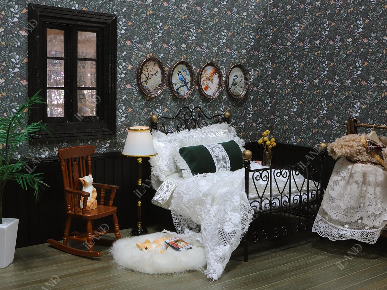 Dollhouse Wallpaper 39x15.7 Inch for 1:12 or 1:6 Scale