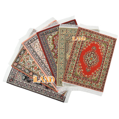 Miniature Dollhouse Woven Rugs Set - 2 Pieces