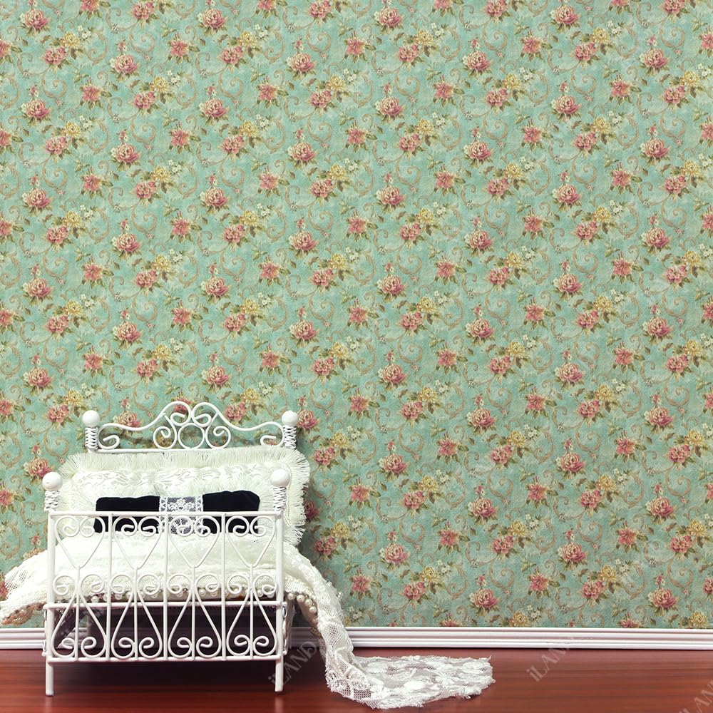 Dollhouse Wallpaper 39x15.7 Inch for 1:12 or 1:6 Scale