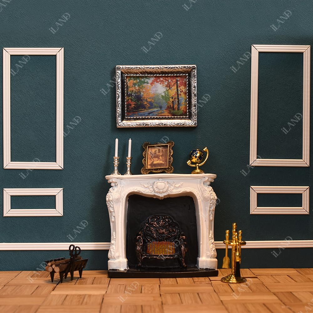 Dollhouse Bamboo Floorboards 1:12 Scale, 96 Pieces