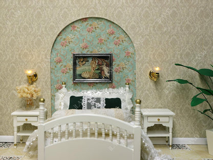 Dollhouse Wallpaper 39x15.7 Inch for 1:12 or 1:6 Scale
