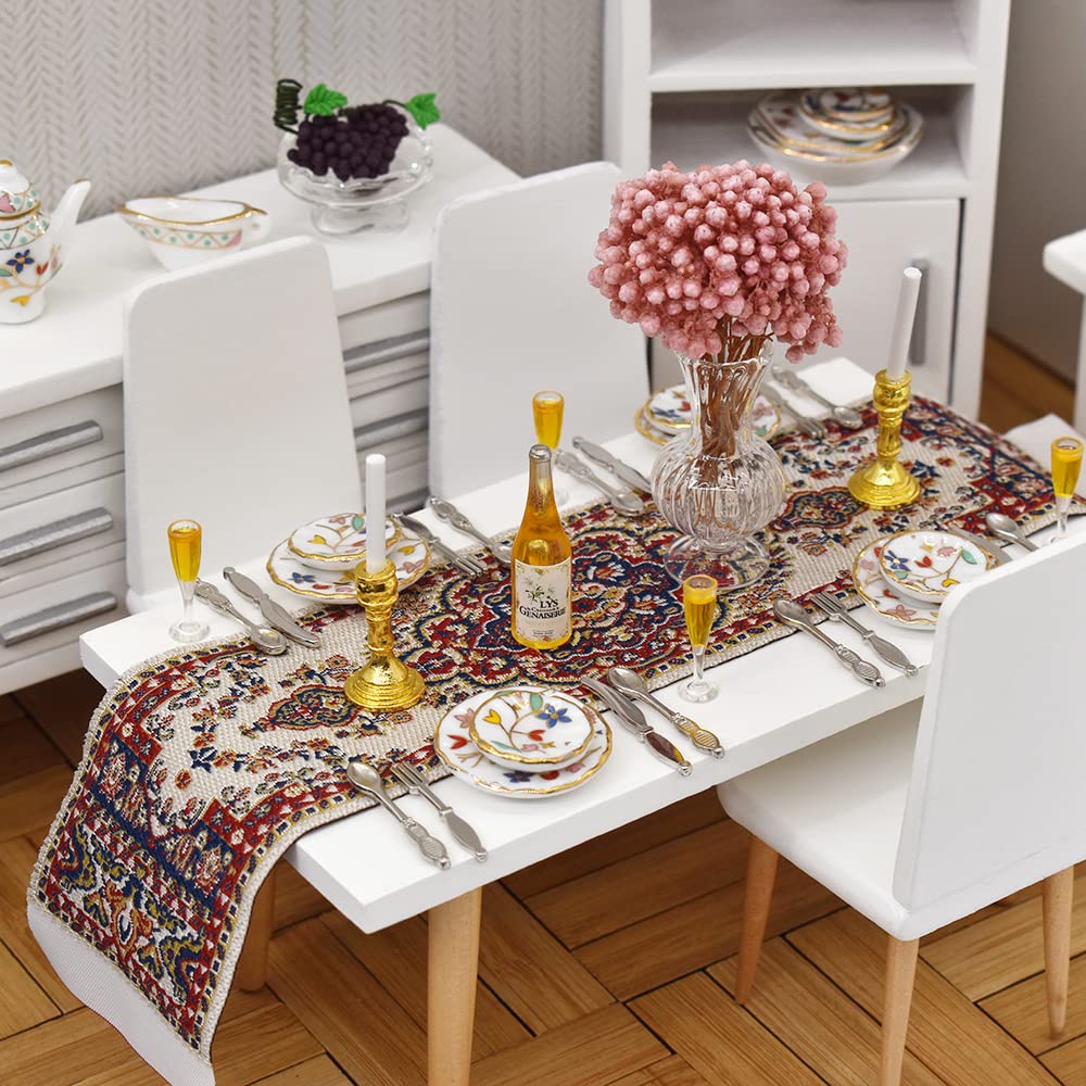 Dollhouse Bamboo Floorboards 1:12 Scale, 96 Pieces