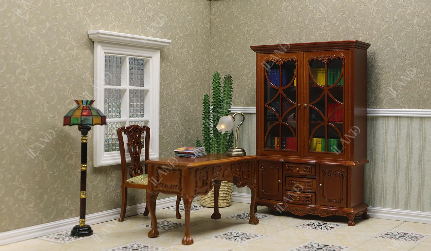 Dollhouse Wallpaper 39x15.7 Inch for 1:12 or 1:6 Scale