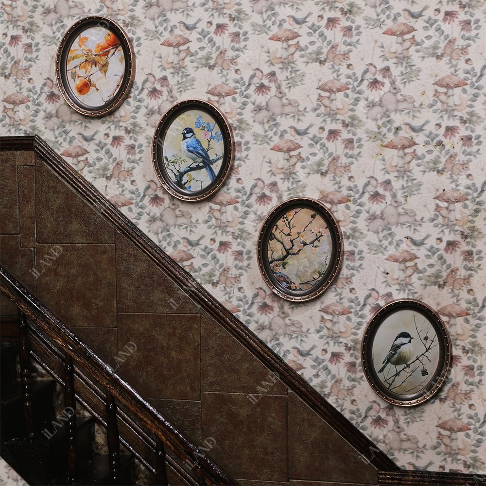 Dollhouse Wallpaper 39x15.7 Inch for 1:12 or 1:6 Scale