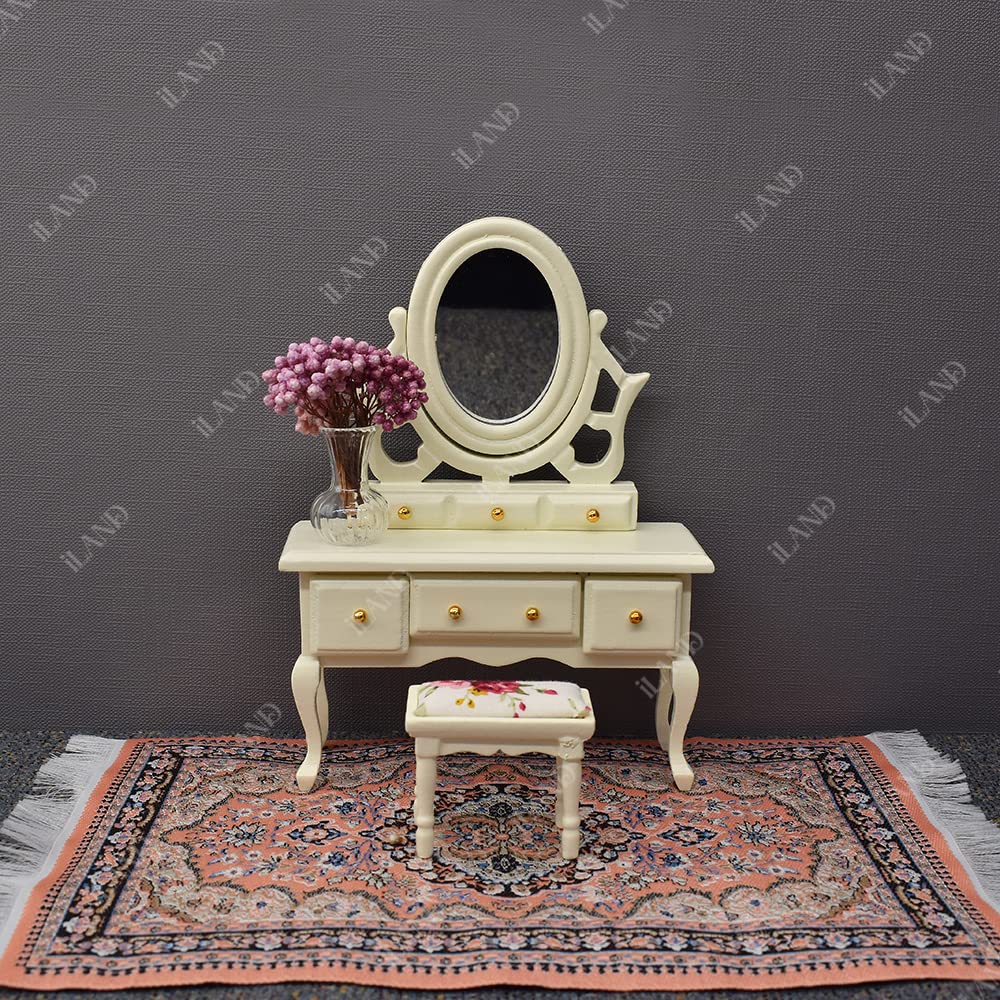 Miniature Dollhouse Woven Rugs Set - 2 Pieces