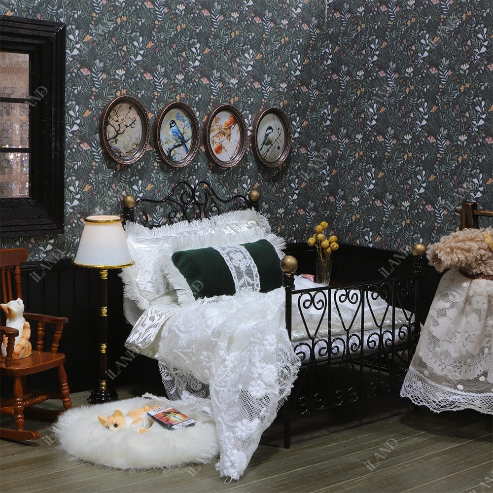 Dollhouse Wallpaper 39x15.7 Inch for 1:12 or 1:6 Scale