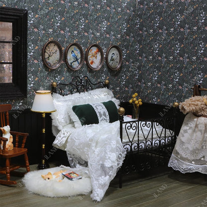 Dollhouse Wallpaper 39x15.7 Inch for 1:12 or 1:6 Scale