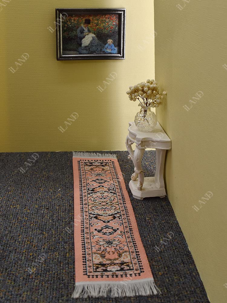 Miniature Dollhouse Woven Rugs Set - 2 Pieces