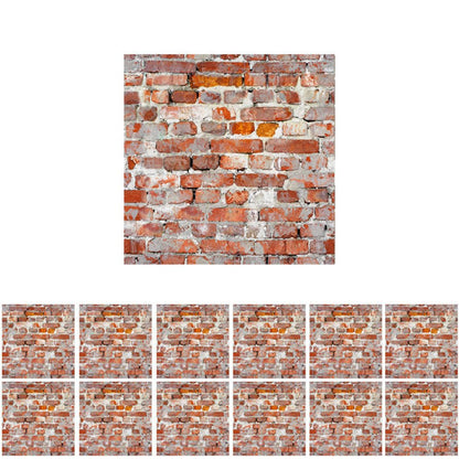 SAMCAMI Miniature Dollhouse Accessories, Self-Adhesive Dollhouse Wallpaper and Flooring, Mini Dollhouse Accessories 1 12 Scale, 12pcs (No.1) image