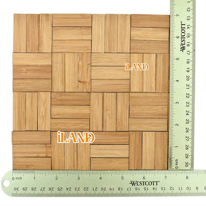 Dollhouse Bamboo Floorboards 1:12 Scale, 96 Pieces