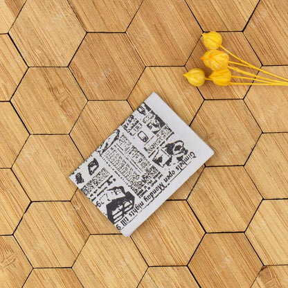 Dollhouse Bamboo Floorboards 1:12 Scale, 96 Pieces