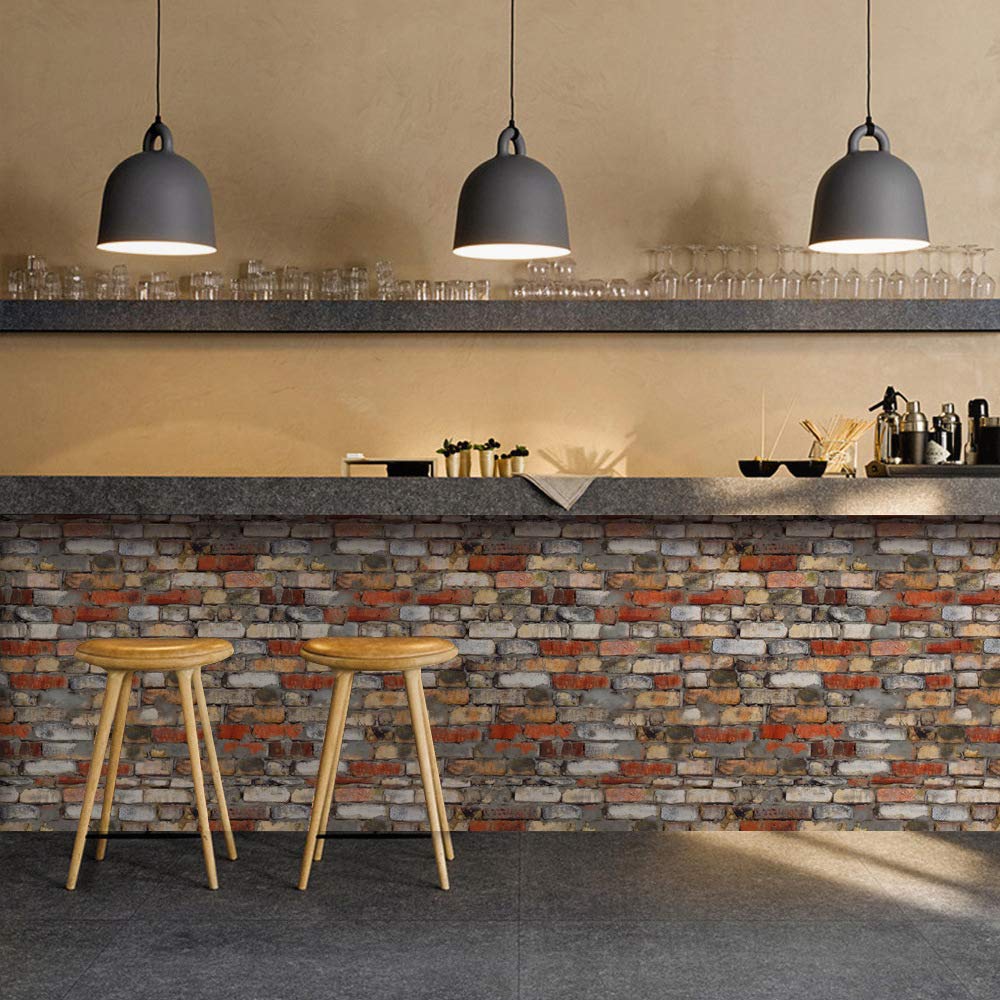 Miniature Dollhouse Self-Adhesive Wallpaper and Flooring