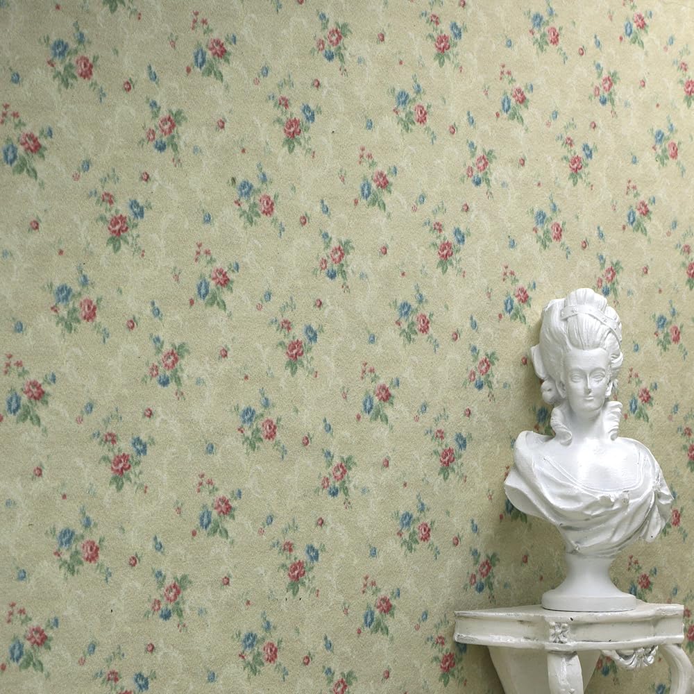 Dollhouse Wallpaper 39x15.7 Inch for 1:12 or 1:6 Scale
