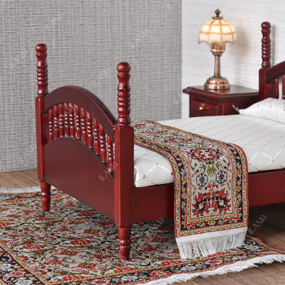 Miniature Dollhouse Woven Rugs Set - 2 Pieces