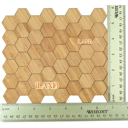 Dollhouse Bamboo Floorboards 1:12 Scale, 96 Pieces