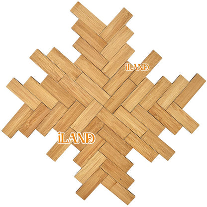 Dollhouse Bamboo Floorboards 1:12 Scale, 96 Pieces