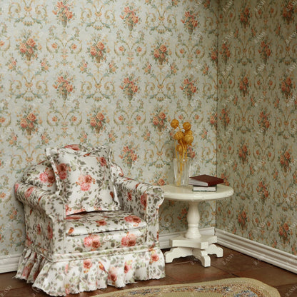 Dollhouse Wallpaper 39x15.7 Inch for 1:12 or 1:6 Scale
