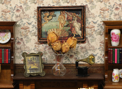 Victorian Dollhouse Miniature Furniture Set, 8 Pieces