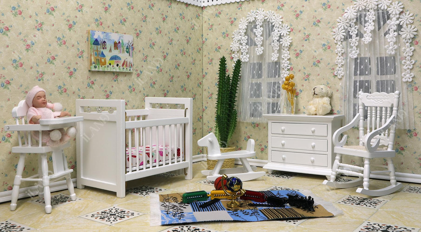Dollhouse Wallpaper 39x15.7 Inch for 1:12 or 1:6 Scale