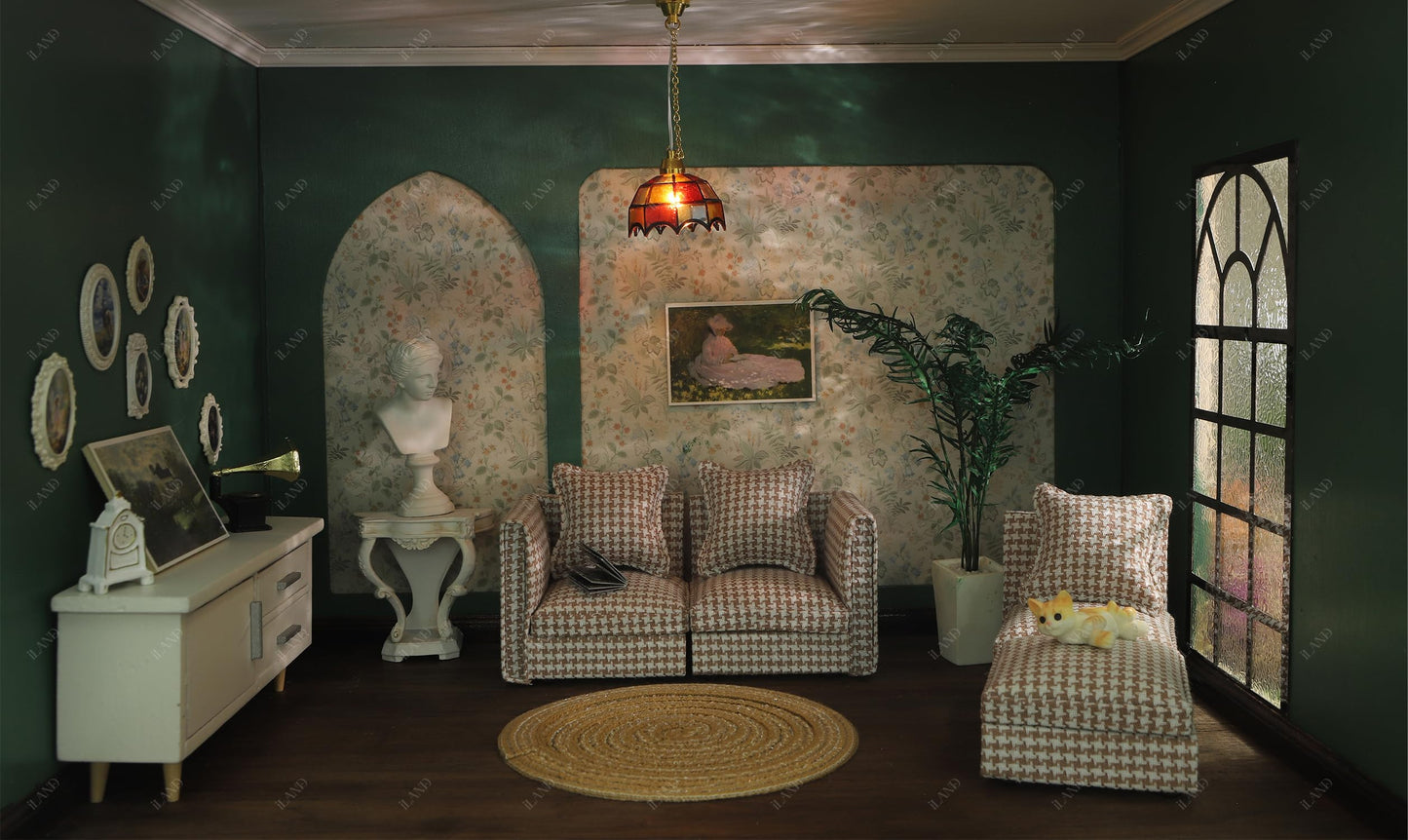 Dollhouse Wallpaper 39x15.7 Inch for 1:12 or 1:6 Scale