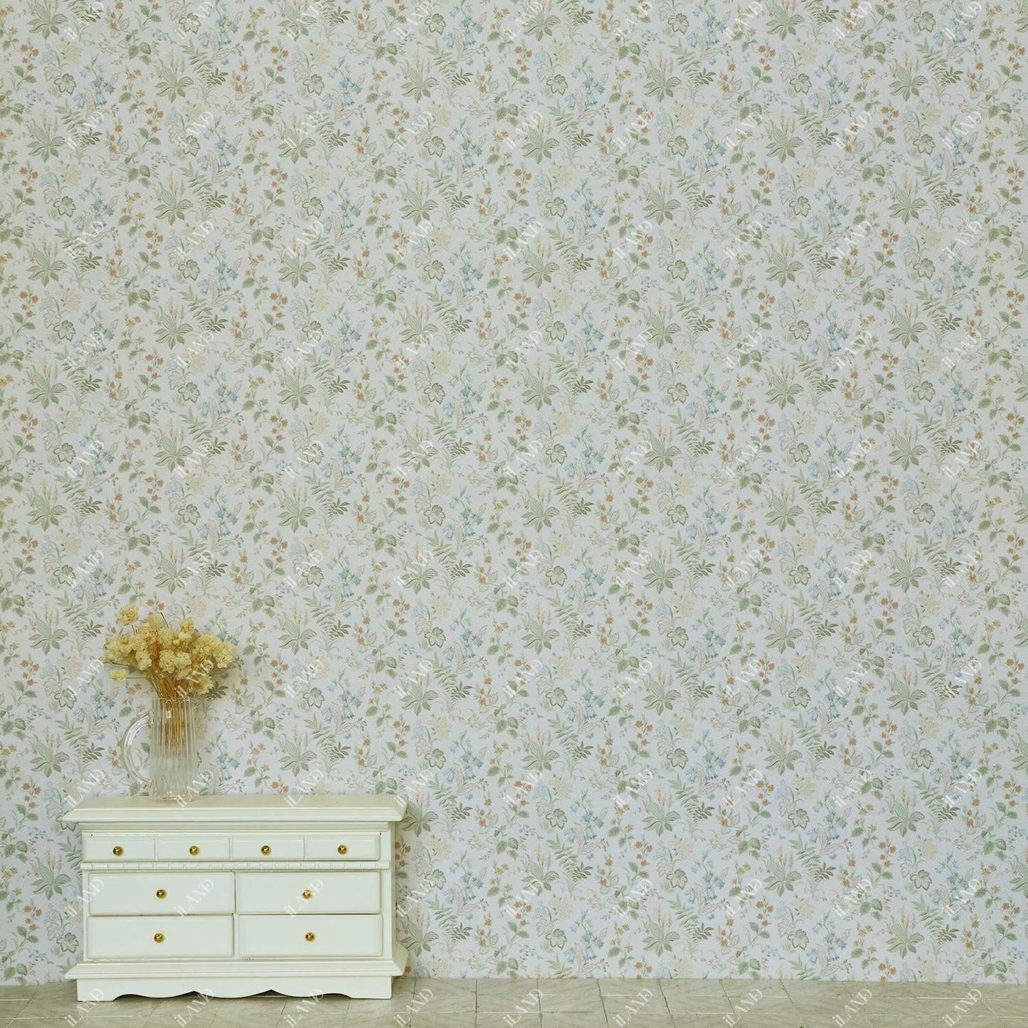 Dollhouse Wallpaper 39x15.7 Inch for 1:12 or 1:6 Scale