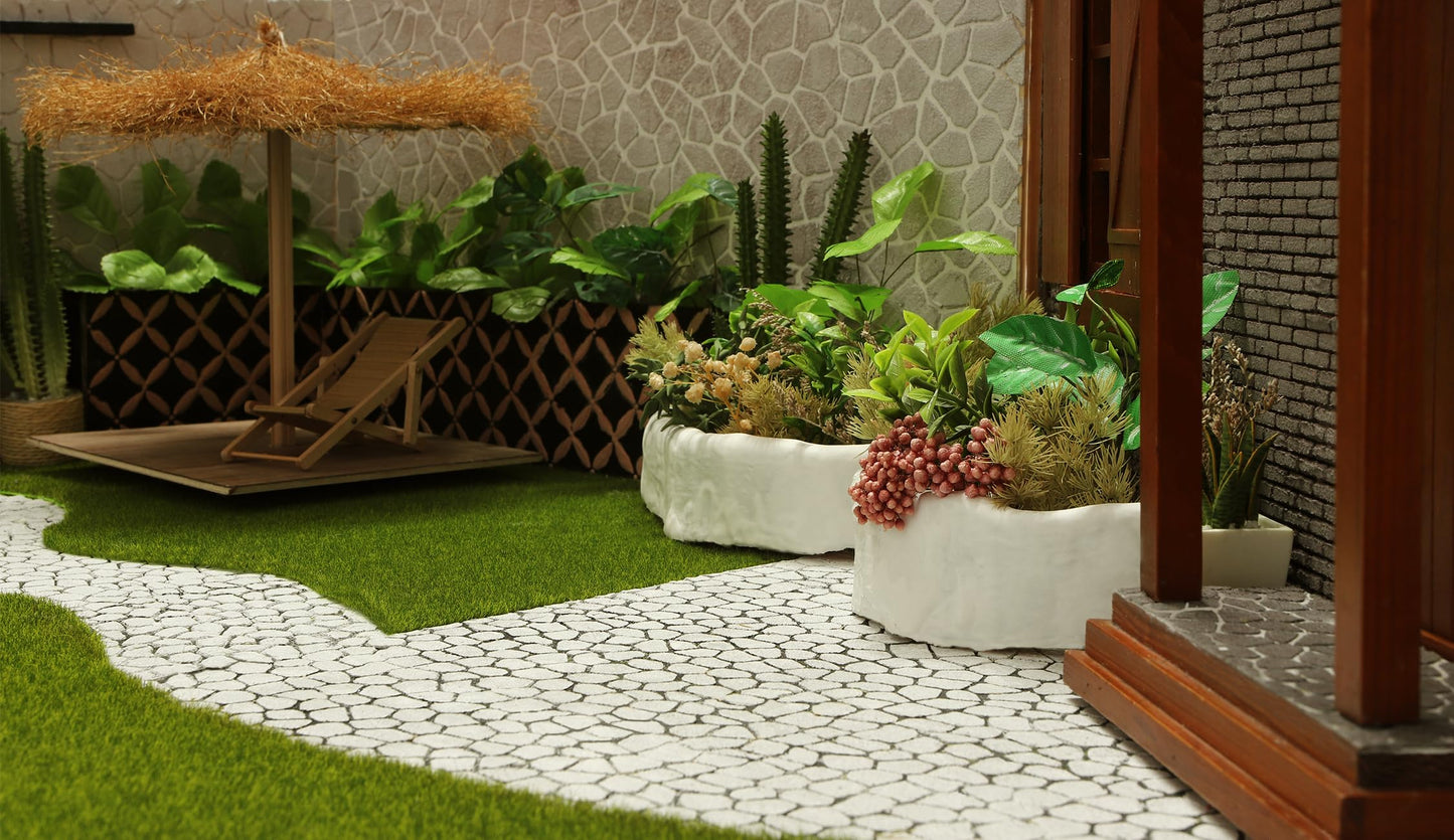 Miniature 3D Brick Wall DIY Kit for Dollhouses